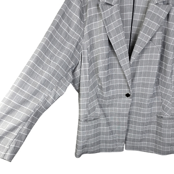NWOT Lane Bryant The Bryant Blazer Plaid Blazer - Picture 2 of 9
